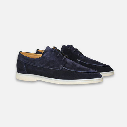 Arlo | Men's Suede Loafers Hybrid Boat Derby Lace-Up