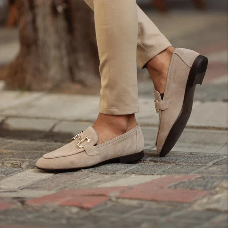 Benedict | Men's Suede Loafers Horsebit Slip-On Classic