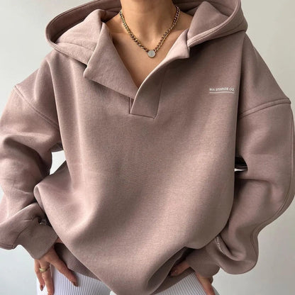 Sienna Vale | Women's Cropped Hoodie Oversized Lounge Comfort