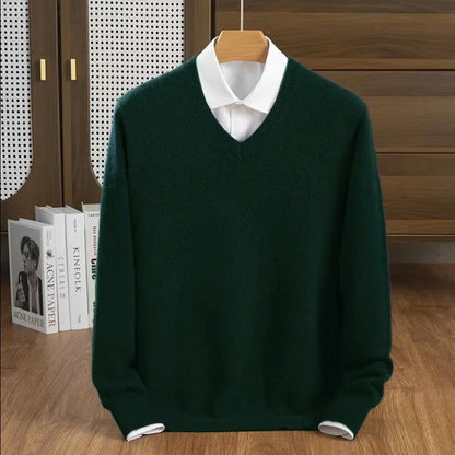 Milan | Men's Cashmere V-Neck Sweater Soft Lightweight