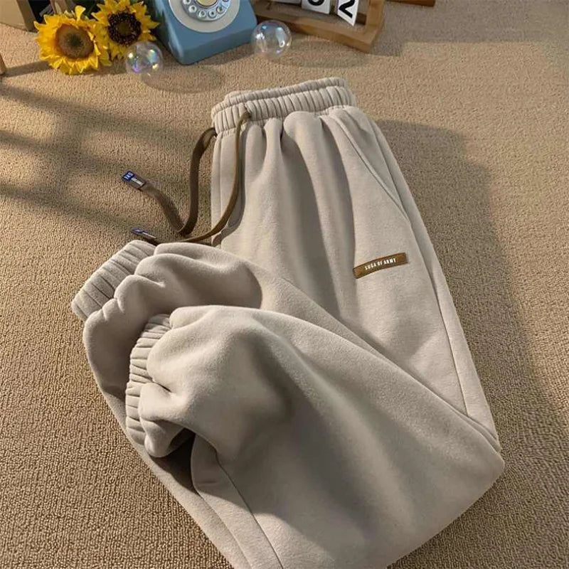 Softear | Women's Fleece Sweatpants High-Waist with Sherpa for Spa Day