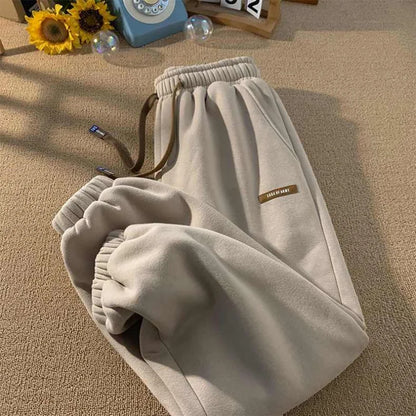 Softear | Women's Fleece Sweatpants High-Waist with Sherpa for Spa Day