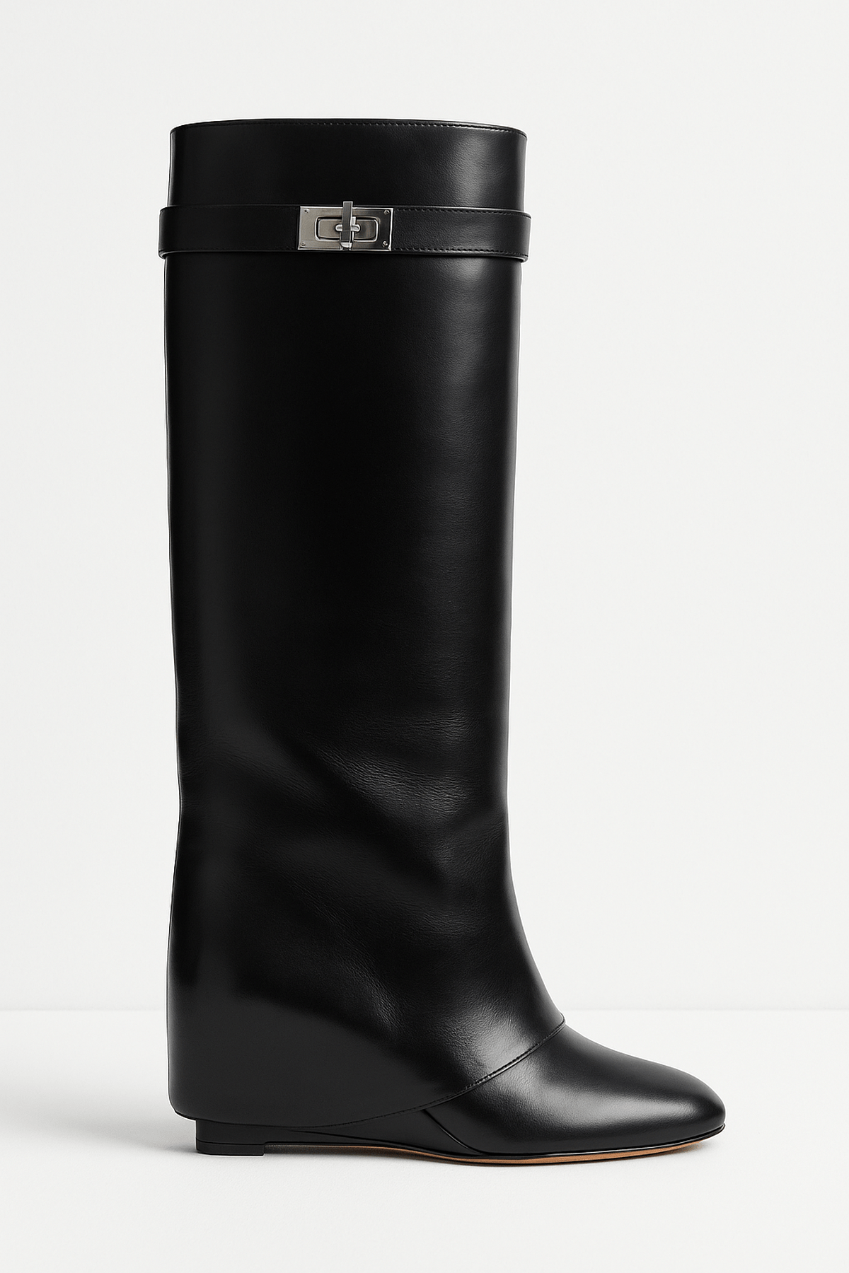 Serena | Women's Knee-High Leather Boots Sleek Minimal