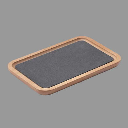 Træopbevaringsbakke | Smykke- og Urdisplay