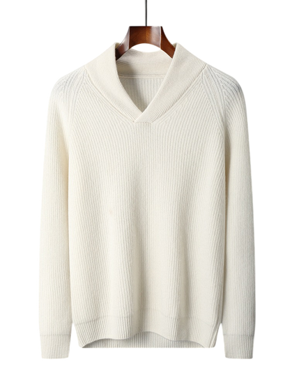 Elliot | Men's V-Neck Knit Sweater Classic Layering