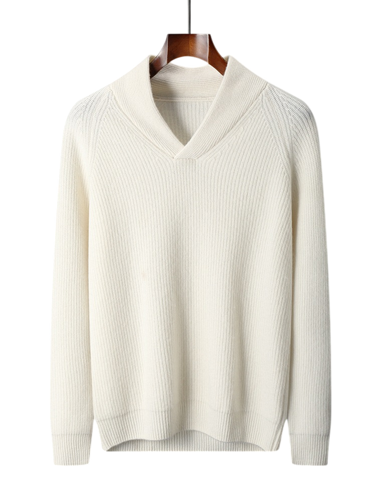Elliot | Men's V-Neck Knit Sweater Classic Layering