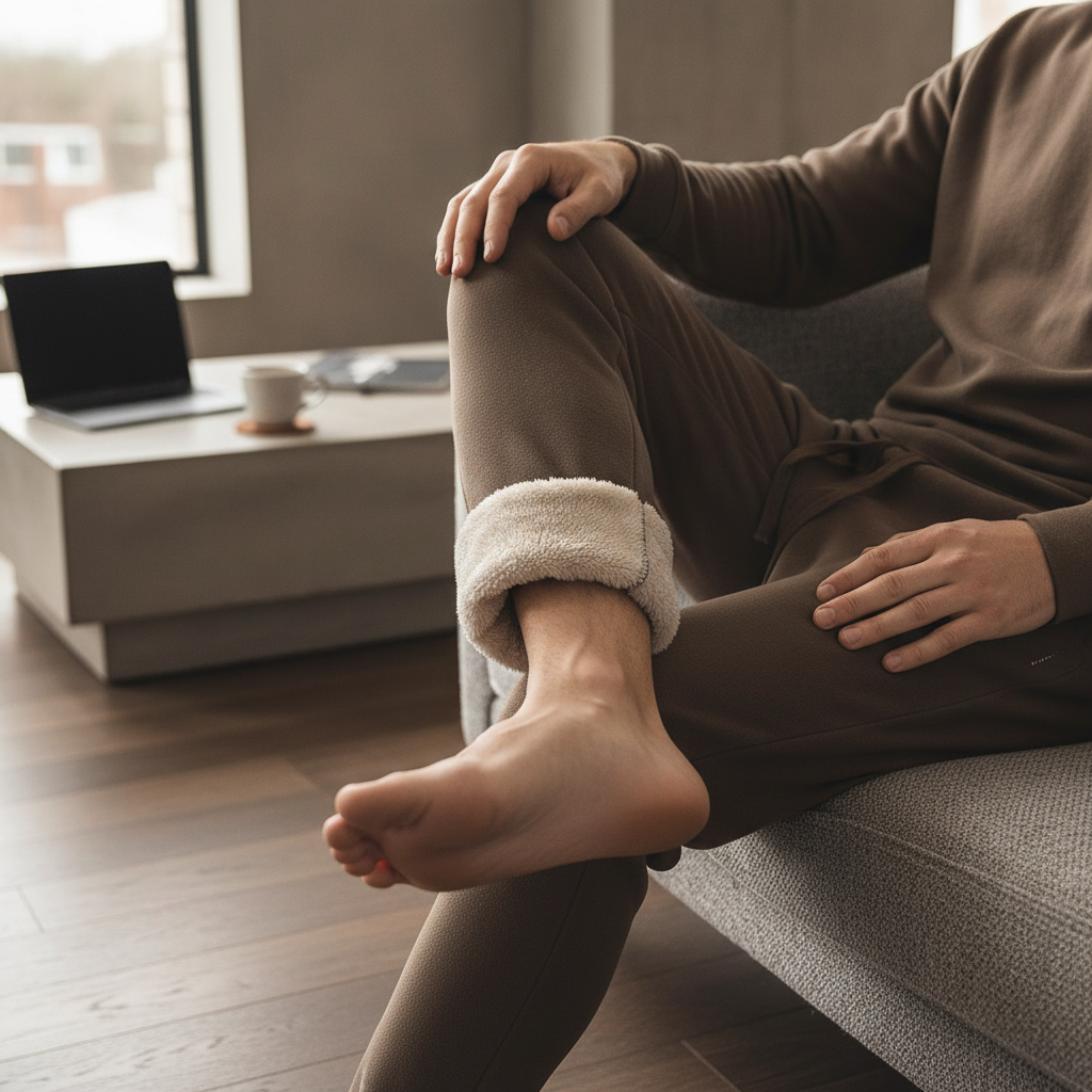 Nordic | Unisex Fleece Sweatpants with Sherpa Lining for Spa Day