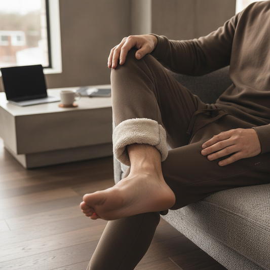Nordic | Unisex Fleece Sweatpants with Sherpa Lining for Spa Day