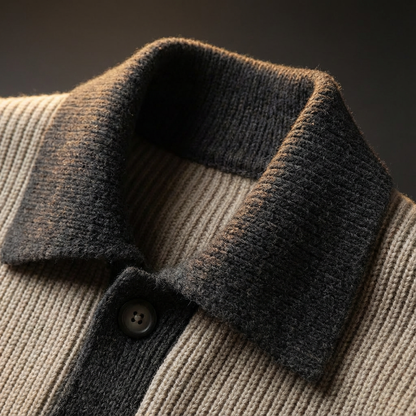Kingsford | Men's Wool Cardigan Heavyweight with Collar for Thanksgiving