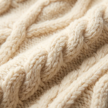 Cloud | Women's Fleece Sweatpants with Cable Knit for Movie Night