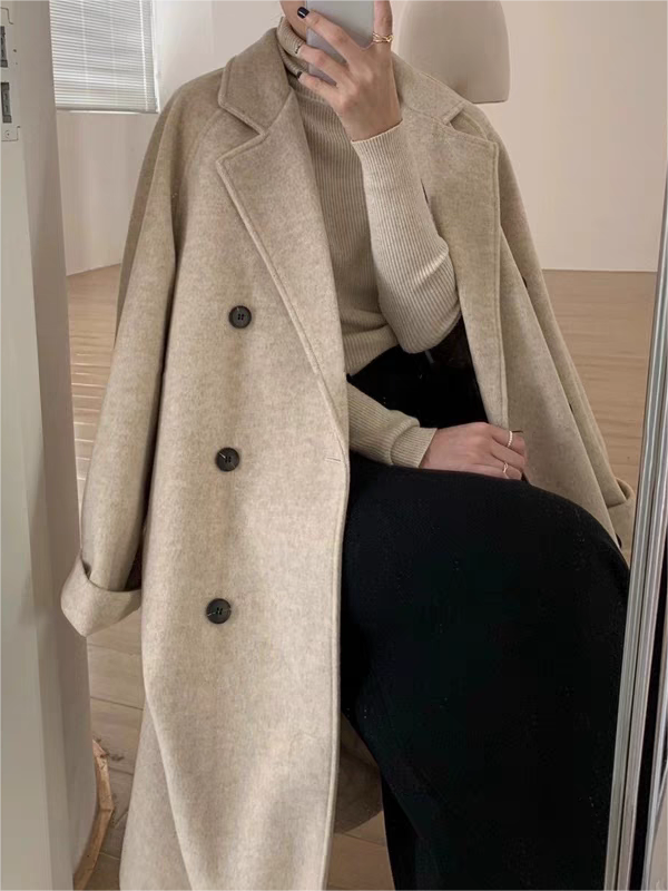 Rivoli | Women's Classic Belted Camel Wool Coat