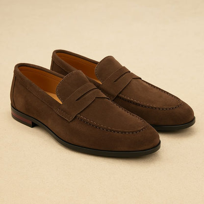 Hadley | Men's Suede Slip-On Loafers Smart Casual Flat