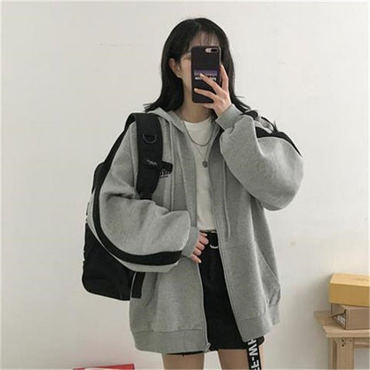 Dalia | Women's Fleece Hoodie Jacket Lightweight for Work from Home
